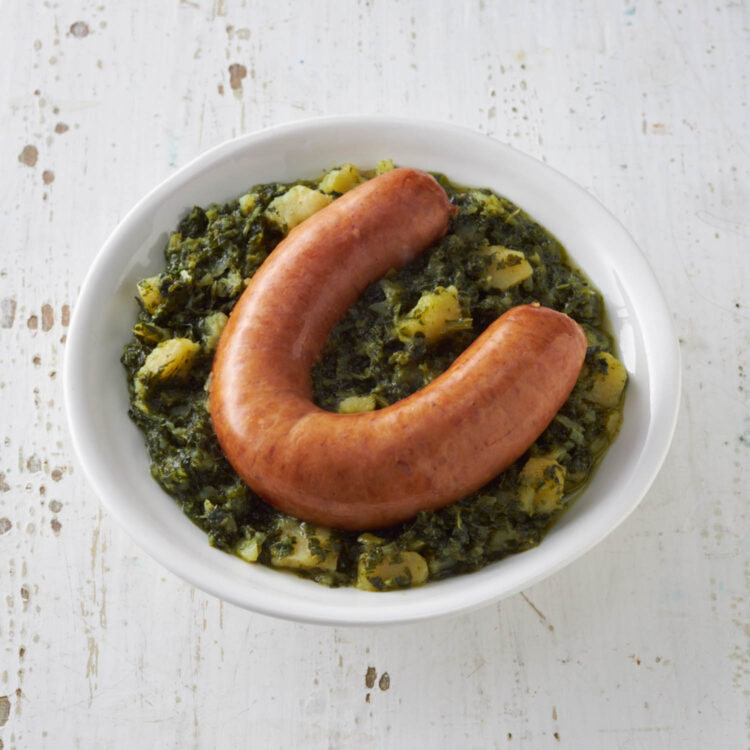 Grünkohl mit Bregenwurst